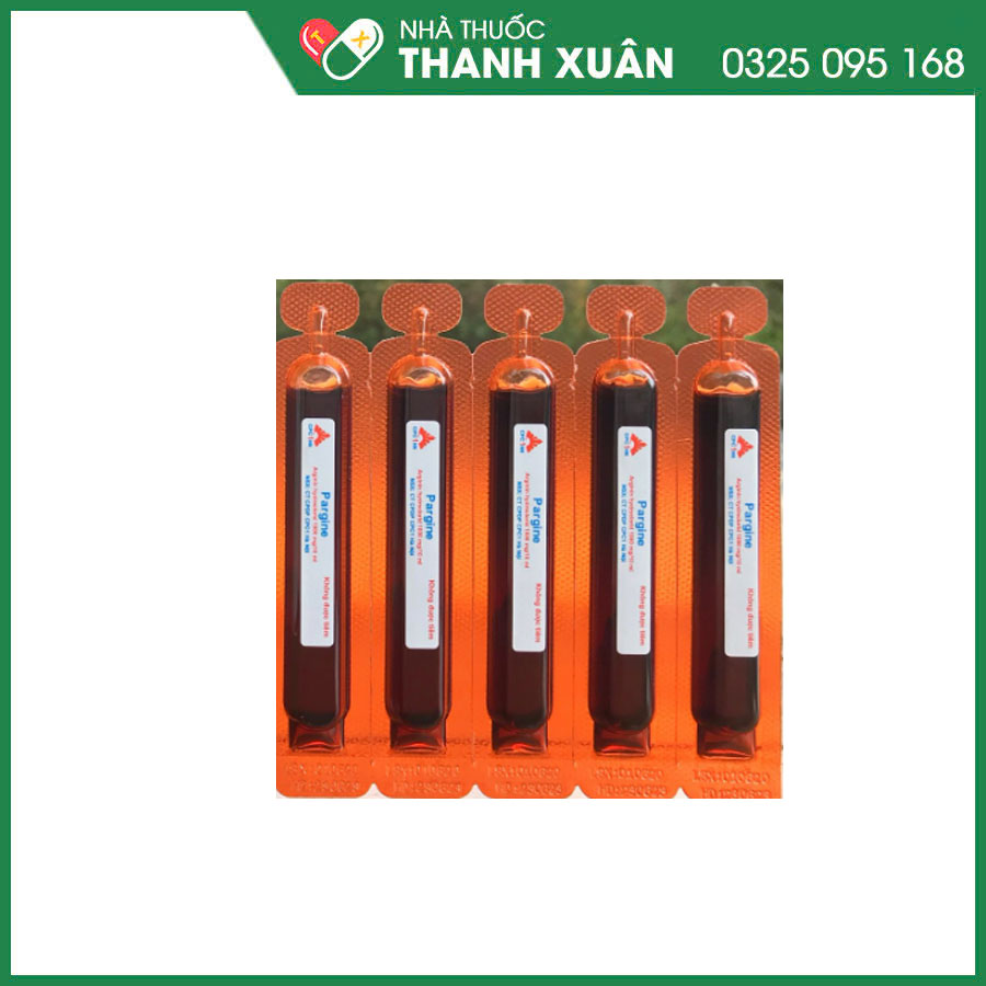 Pargine thuốc điều trị tăng amoniac máu, điều trị hỗ trợ các bệnh khó tiêu